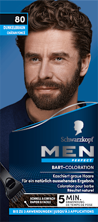 Bart-Coloration - Nr. 80 Dunkelbraun Schwarzkopf Men Perfect