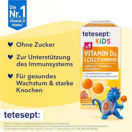 Kids Vitamin D3 Lolly 6 St tetesept