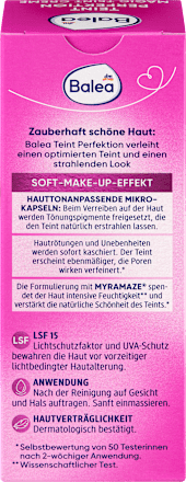 Getönte Tagescreme Teint Perfektion Magic Teint Creme LSF 15 Balea