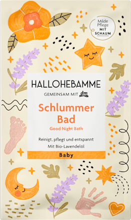 Baby Badezusatz Schlummer Bad HALLOHEBAMME