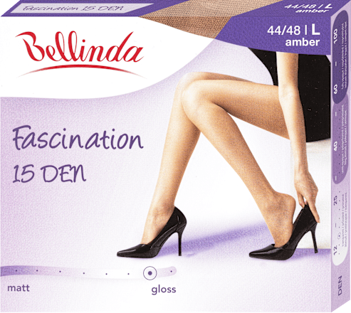 Pančuchové nohavice Fascination, L 44/46, amber Bellinda