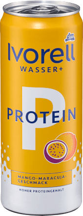 Erfrischungsgetränk, Wasser+ Protein, Mango-Maracuja Ivorell