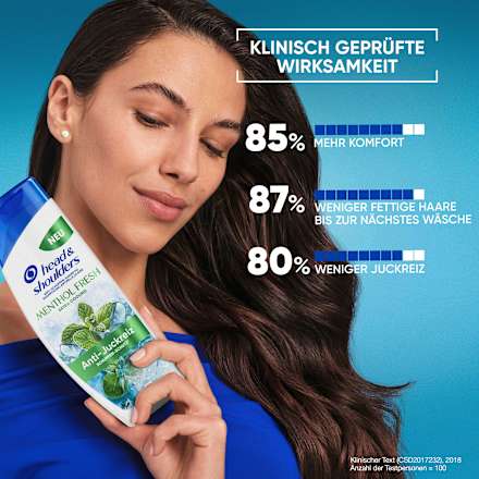 Shampoo Anti-Schuppen Menthol Fresh Anti-Juckreiz head&shoulders