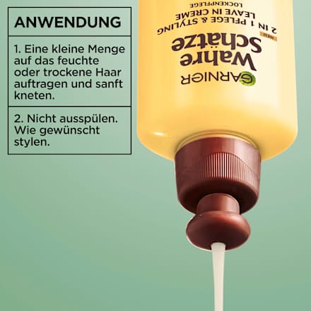 Leave-In Creme 2in1 Pflege & Styling Avocado Öl und Shea Butter Wahre Schätze