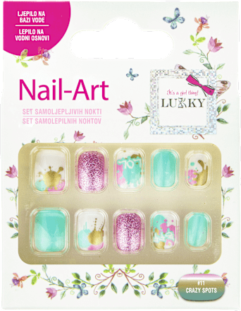 Samoljepljivi nokti – Crazy Spots LUKKY