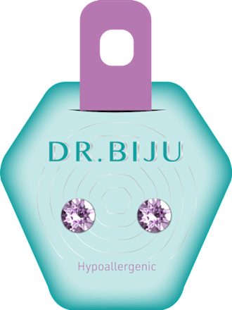Hipoalergene naušnice xiri violet DR. BIJU