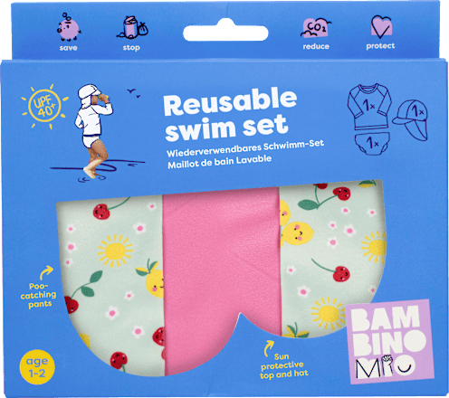 Wiederverwendbares Schwimm-Set Obst 1-2 Jahre Bambino Mio