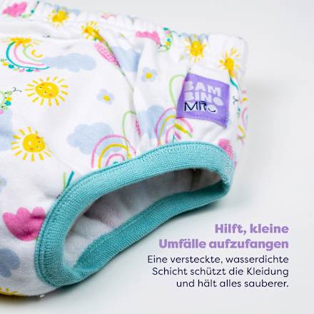 Stoffwindel wiederverwendbar Training Glück 2-3 Jahre Bambino Mio