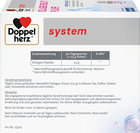 Doppelherz system Kollagen Beauty Pulver Doppelherz