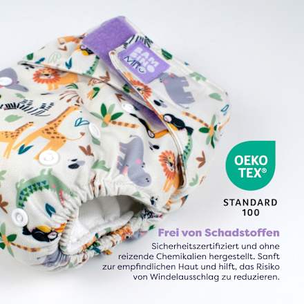 Stoffwindel wiederverwendbar Safari Bambino Mio