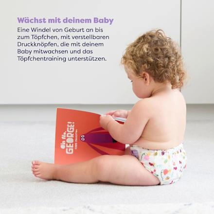 Stoffwindel wiederverwendbar Sonne Bambino Mio