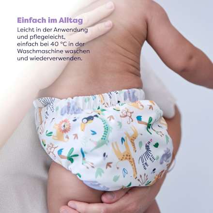 Stoffwindel wiederverwendbar Safari Bambino Mio