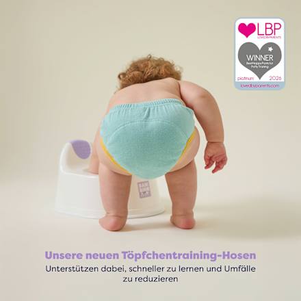 Stoffwindel wiederverwendbar Training Aqua 18-24 Monate Bambino Mio