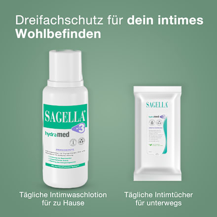 SAGELLA hydramed ACTI 3 Waschlotion für die Pflege des Intimbereichs SAGELLA