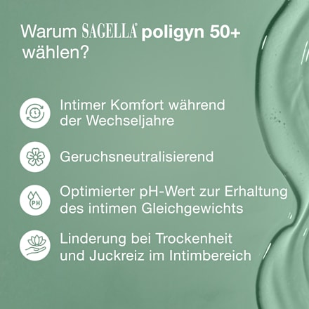 SAGELLA polygin 50+ Waschlotion für die Pflege des Intimbereichs SAGELLA