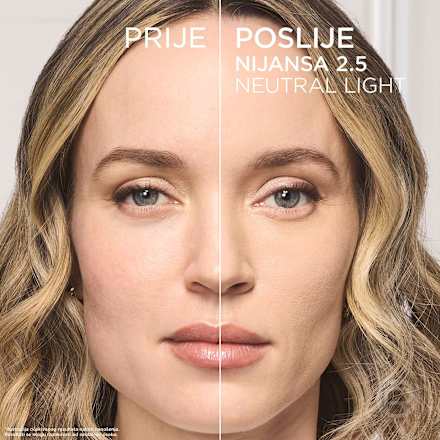 Kremasti puder True Match – 2.5 Neutral Light L'ORÉAL PARiS