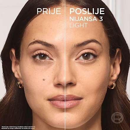Kremasti puder True Match – 3 Light L'ORÉAL PARiS
