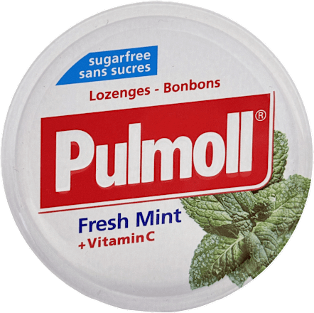 Pastile – Fresh Mint + vitamin C Pulmoll