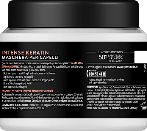 Maschera Intense Keratin syoss
