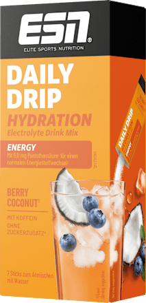 Daily Drip Hydration Energy Sticks 7 St, Berry Coconut ESN