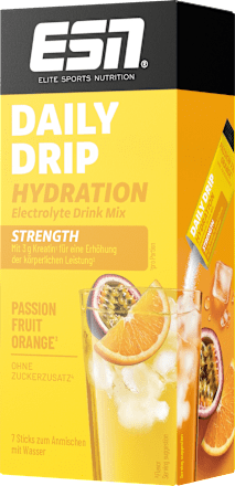 Daily Drip Hydration Strength Sticks 7 St, Passionfuit Orange ESN