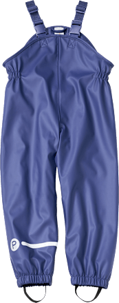 Regenhose mit Futter & Träger, blau, Gr. 86/92 PUSBLU