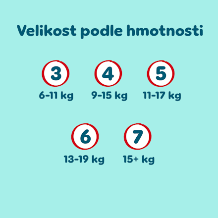 plenkové kalhotky, velikost 3 Pampers Premium Care