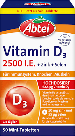 Vitamin D3 2500 I.E. Abtei