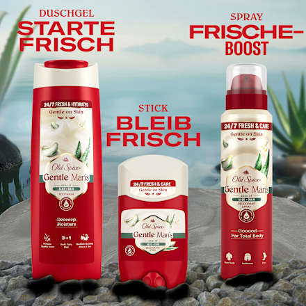 Duschgel Gentle Man´s Aloe + Rain 3in1 Old Spice