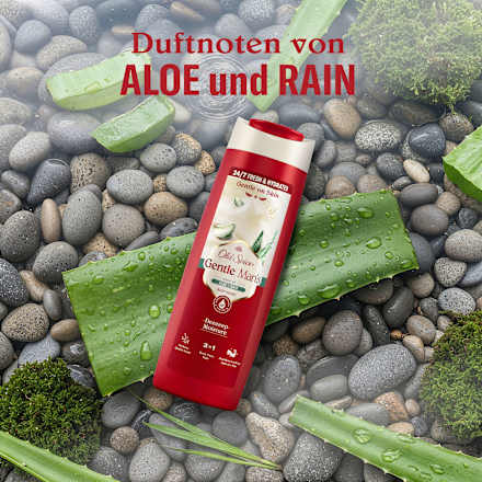 Duschgel Gentle Man´s Aloe + Rain 3in1 Old Spice