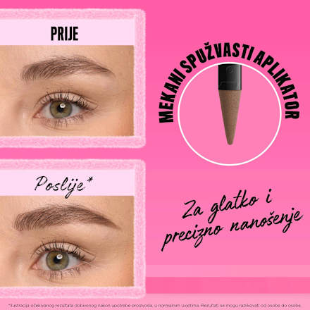 Olovka za obrve Fluff & Snatch! – 02 Taupe NYX PROFESSIONAL MAKEUP