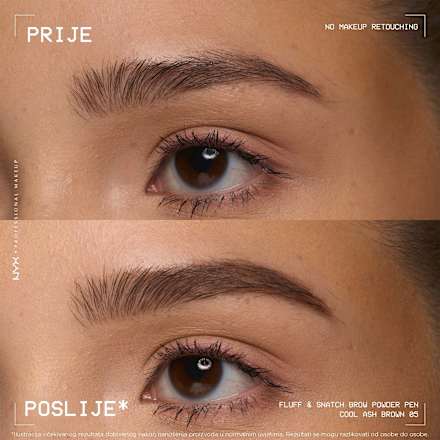 Olovka za obrve Fluff & Snatch! – 05 Cool Ash Brown NYX PROFESSIONAL MAKEUP
