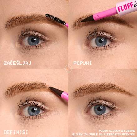 Olovka za obrve Fluff & Snatch! – 02 Taupe NYX PROFESSIONAL MAKEUP