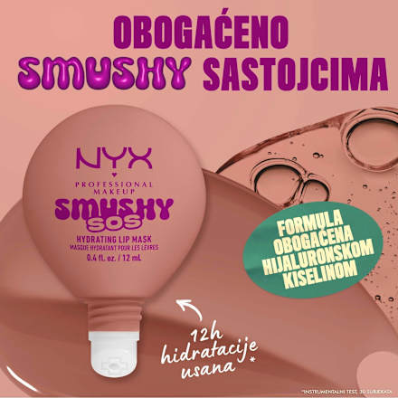 Hidratantna maska za usne Smushy SOS – 02 Shea So Smooth NYX PROFESSIONAL MAKEUP