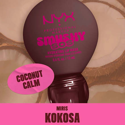 Hidratantna maska za usne Smushy SOS – 08 Coconut Calm NYX PROFESSIONAL MAKEUP
