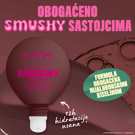 Hidratantna maska za usne Smushy SOS – 08 Coconut Calm NYX PROFESSIONAL MAKEUP