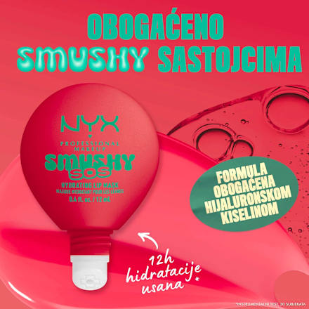 Hidratantna maska za usne Smushy SOS – 07 Red-Y 2 Chill NYX PROFESSIONAL MAKEUP