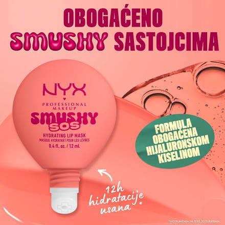 Hidratantna maska za usne Smushy SOS – 03 Peachy Pamper NYX PROFESSIONAL MAKEUP