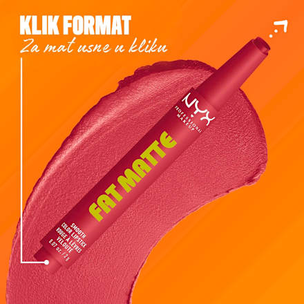 Ruž za usne Fat Matte – 10 Flamingo Feather NYX PROFESSIONAL MAKEUP