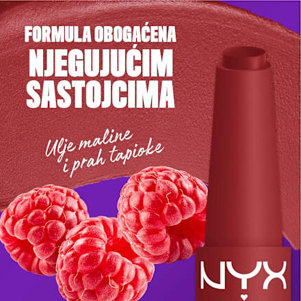 Ruž za usne Fat Matte – 09 Mauve Cloud NYX PROFESSIONAL MAKEUP