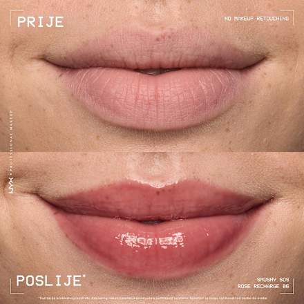 Hidratantna maska za usne Smushy SOS – 06 Rose Recharge NYX PROFESSIONAL MAKEUP