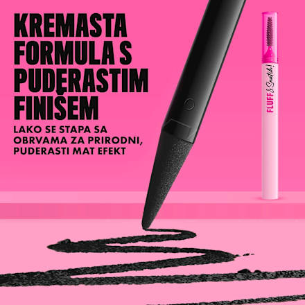 Olovka za obrve Fluff & Snatch! – 08 Black NYX PROFESSIONAL MAKEUP