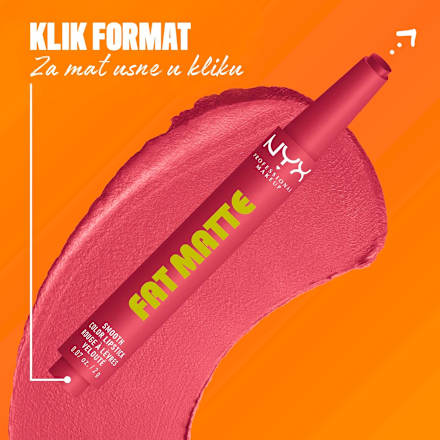 Ruž za usne Fat Matte – 11 Pink Puff NYX PROFESSIONAL MAKEUP
