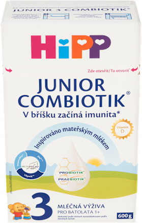 pokračovací mléčná kojenecká výživa 3 Combiotik 12m HiPP