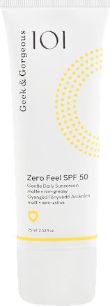 Zero Feel krema za lice, za zaštitu od sunca, SPF 50 Geek&Gorgeous