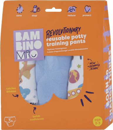 Súprava učiacich plienkových nohavičiek Combo Blue Chlapec - 2-3 roky Bambino Mio