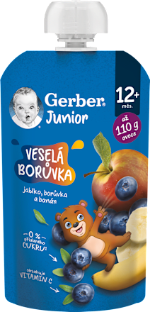 Kapsička Junior veselá čučoriedka 12+ mesiacov Gerber