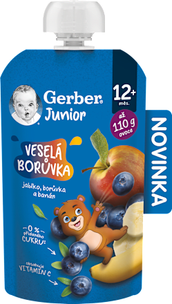Kapsička Junior veselá čučoriedka 12+ mesiacov Gerber