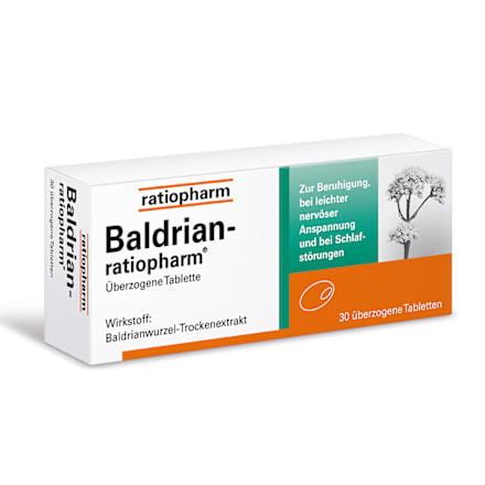 Baldrian-ratiopharm Baldrian-Trockenextrakt Tabletten ratiopharm