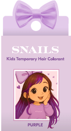 Vijolična kreda za lase Snails